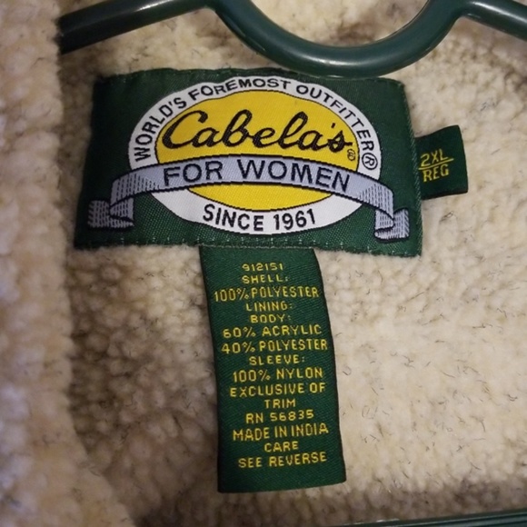 Cabela's fleece jacket - Picture 2 of 4